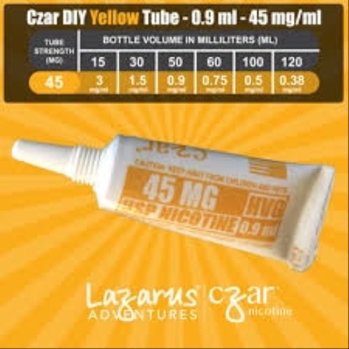 Nicotine Czar Pack 45mg Yellow 45pk_16538